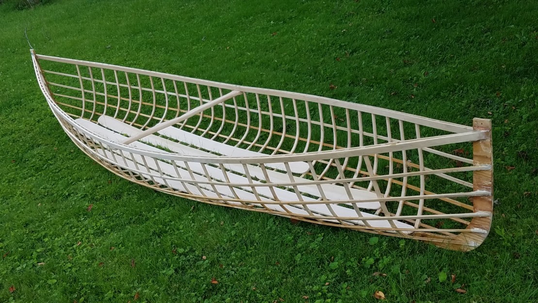 framework with floorboards